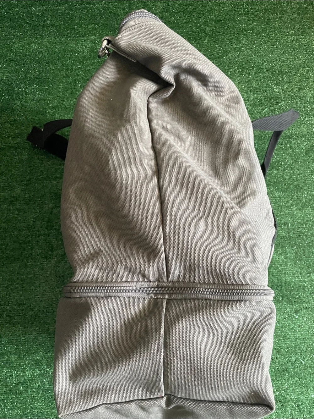 LO & SONS Catalina Deluxe Large Gray Tote Weekender Travel Bag Canvas Carry All